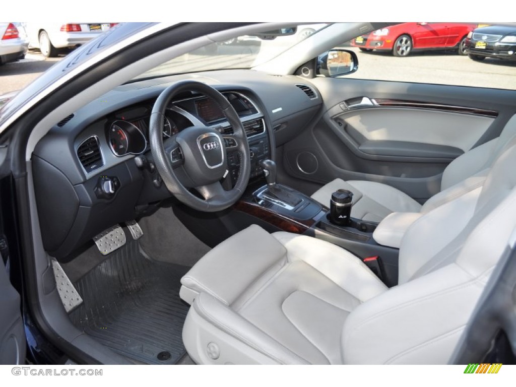 Light Grey Interior 2011 Audi A5 2.0T quattro Coupe Photo #56432750