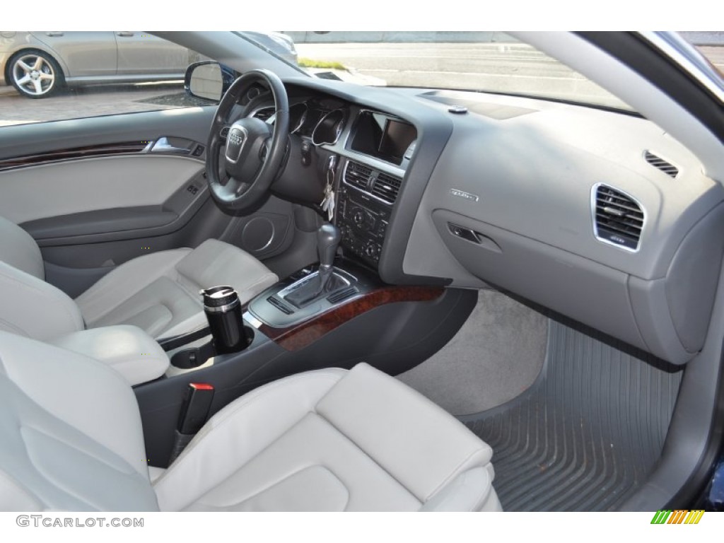 2011 Audi A5 2.0T quattro Coupe Light Grey Dashboard Photo #56432764