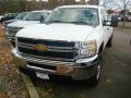 Summit White 2012 Chevrolet Silverado 3500HD WT Crew Cab 4x4
