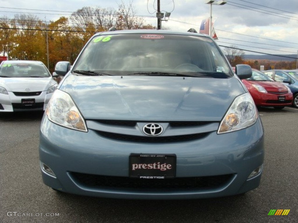 2006 Sienna XLE - Blue Mirage Metallic / Stone Gray photo #2