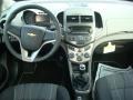 Jet Black/Dark Titanium 2012 Chevrolet Sonic LT Sedan Dashboard