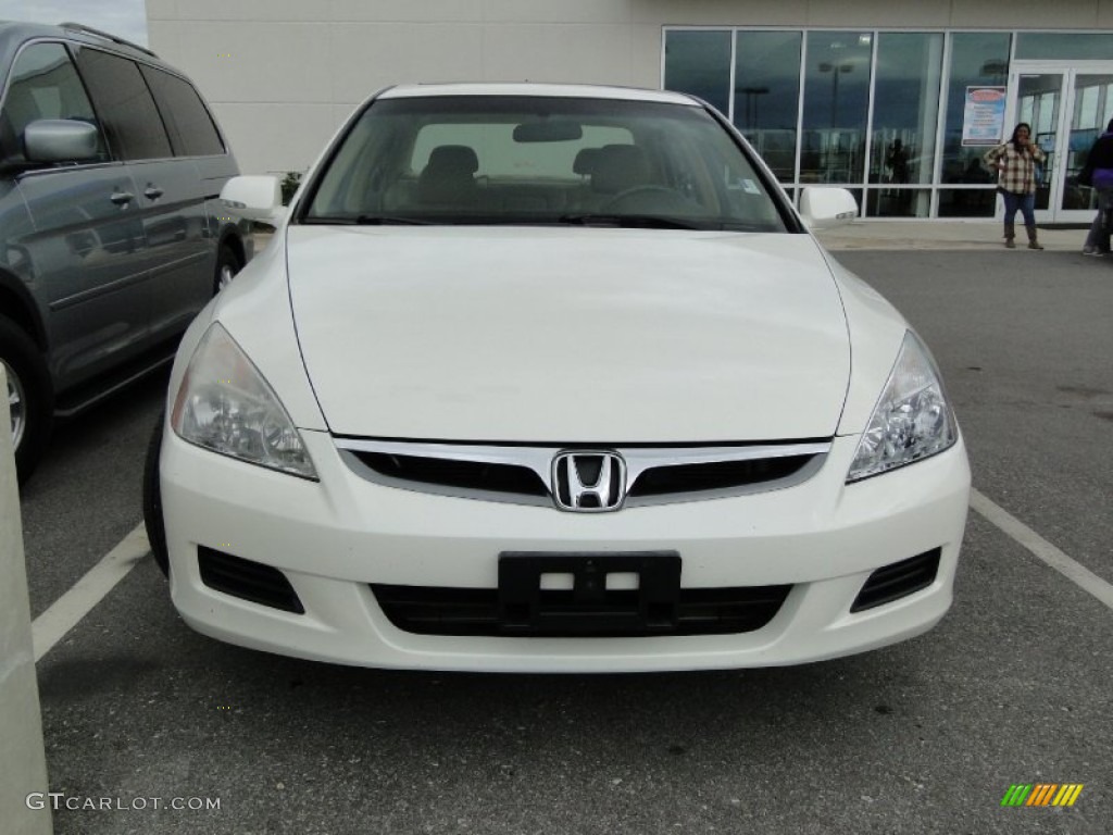 2006 Accord Hybrid Sedan - Premium White Pearl / Ivory photo #2
