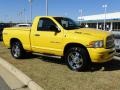 2005 Solar Yellow Dodge Ram 1500 SLT Regular Cab 4x4  photo #3