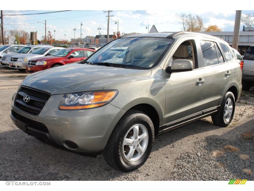 2008 Santa Fe GLS - Natural Khaki Green / Gray photo #1