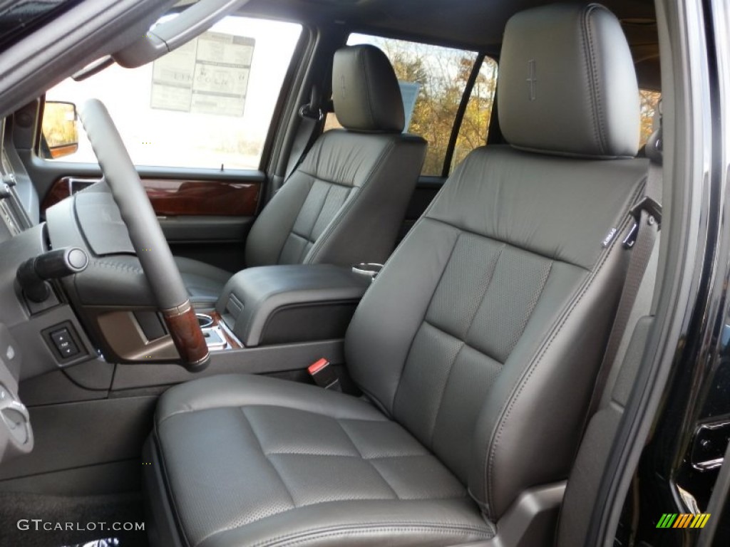 Charcoal Black Interior 2012 Lincoln Navigator 4x4 Photo #56434105
