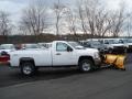 Summit White - Silverado 3500HD WT Regular Cab 4x4 Plow Truck Photo No. 5