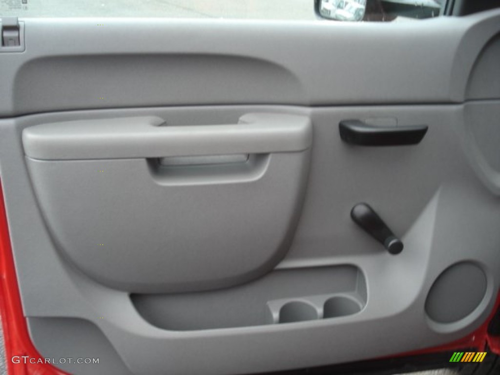 2012 Chevrolet Silverado 3500HD WT Regular Cab 4x4 Plow Truck Dark Titanium Door Panel Photo #56435338