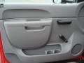 Dark Titanium 2012 Chevrolet Silverado 3500HD WT Regular Cab 4x4 Plow Truck Door Panel