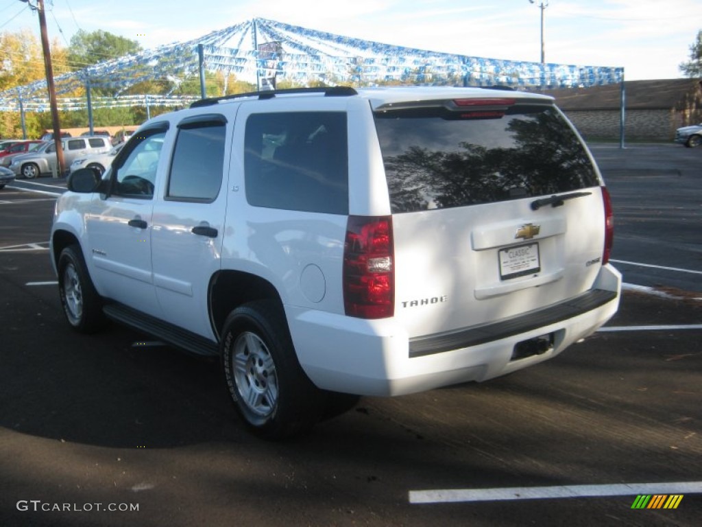 2007 Tahoe LS - Summit White / Light Cashmere/Ebony photo #3
