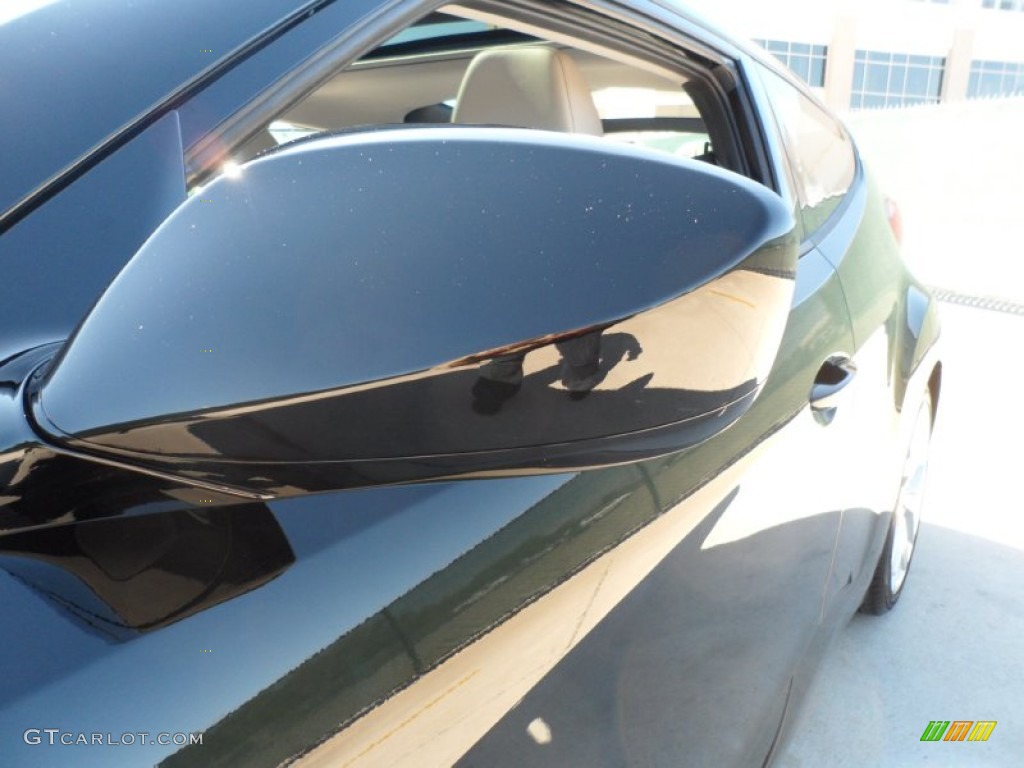 2012 Veloster  - Ultra Black / Gray photo #12
