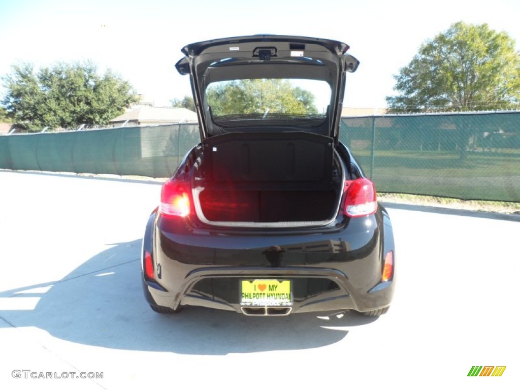 2012 Veloster  - Ultra Black / Gray photo #18