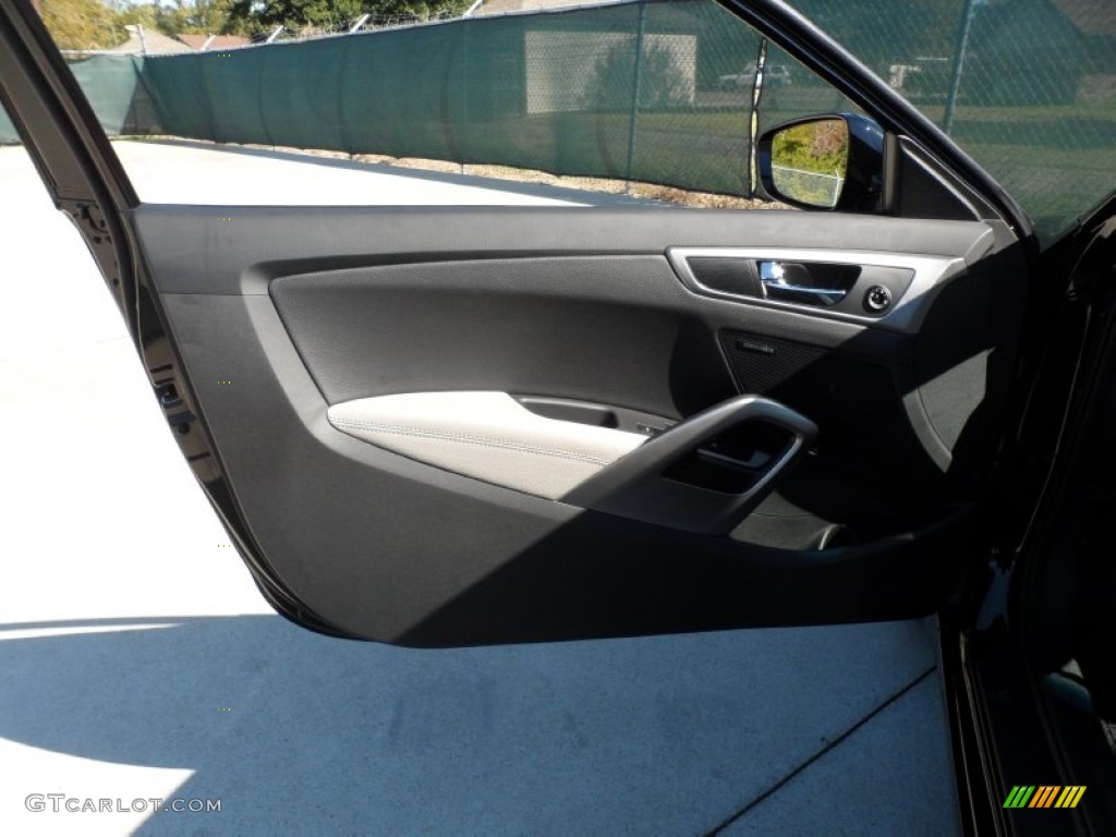 2012 Veloster  - Ultra Black / Gray photo #19