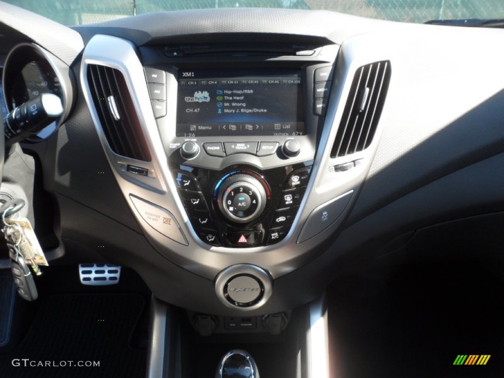 2012 Veloster  - Ultra Black / Gray photo #25