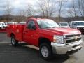 Victory Red - Silverado 2500HD Regular Cab Chassis Photo No. 4