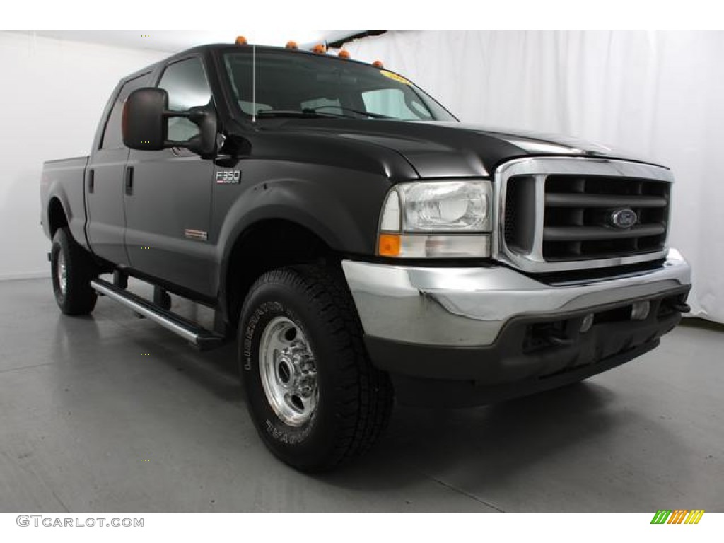 2004 F350 Super Duty FX4 Crew Cab 4x4 - Black / Medium Flint photo #3
