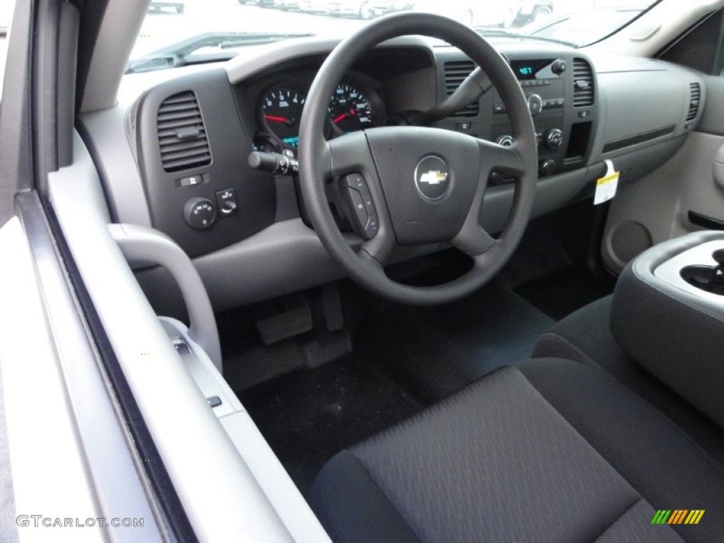 2012 Silverado 1500 Work Truck Regular Cab - Summit White / Dark Titanium photo #8