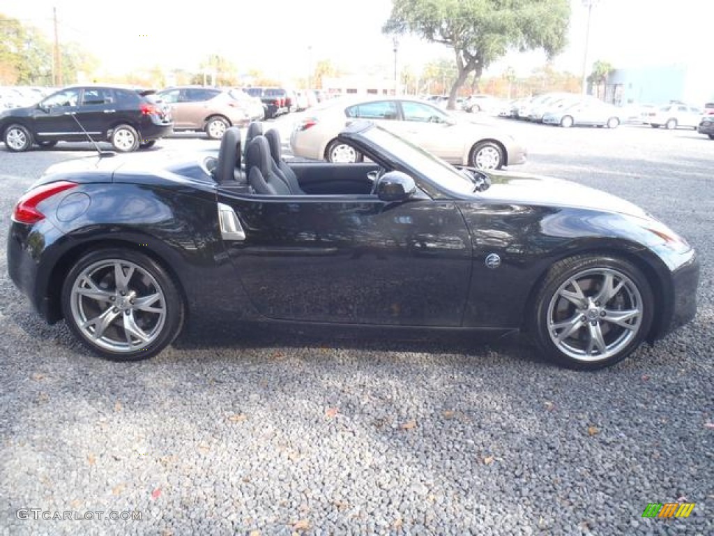 Magnetic Black 2012 Nissan 370Z Sport Touring Roadster Exterior Photo #56438545