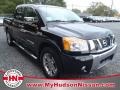 Galaxy Black 2012 Nissan Titan SL Heavy Metal Chrome Edition Crew Cab