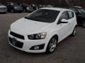 2012 Summit White Chevrolet Sonic LTZ Hatch  photo #1