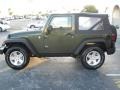 2008 Jeep Green Metallic Jeep Wrangler X 4x4  photo #2