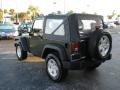 2008 Jeep Green Metallic Jeep Wrangler X 4x4  photo #3