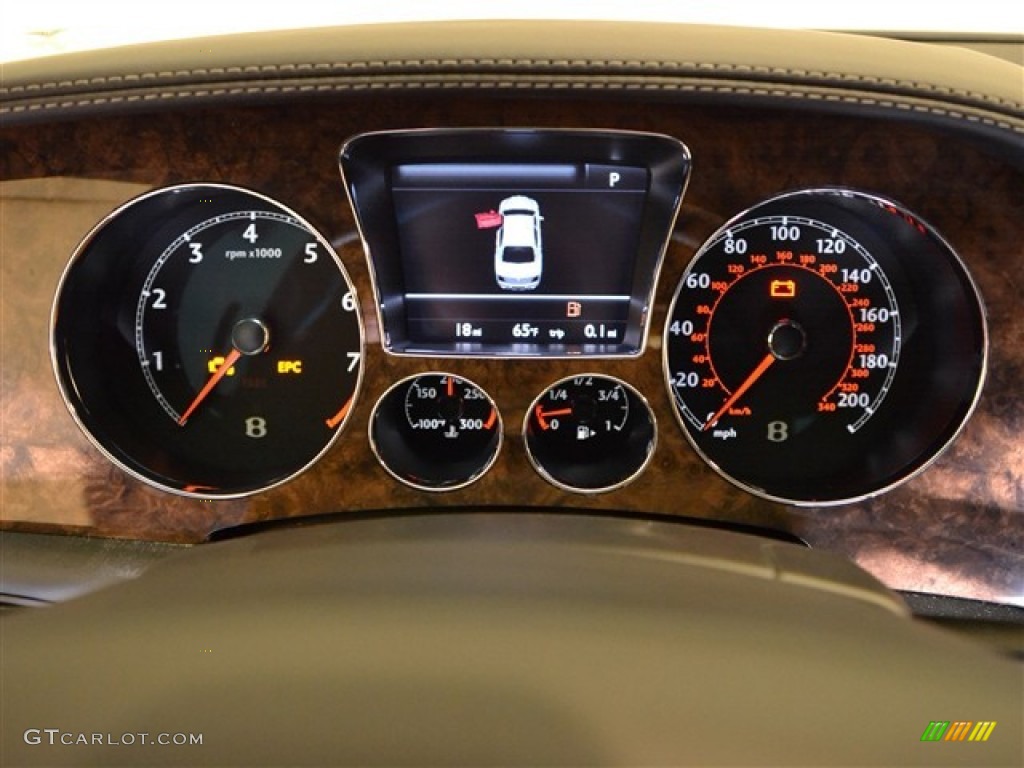 2012 Bentley Continental Flying Spur Speed Gauges Photos