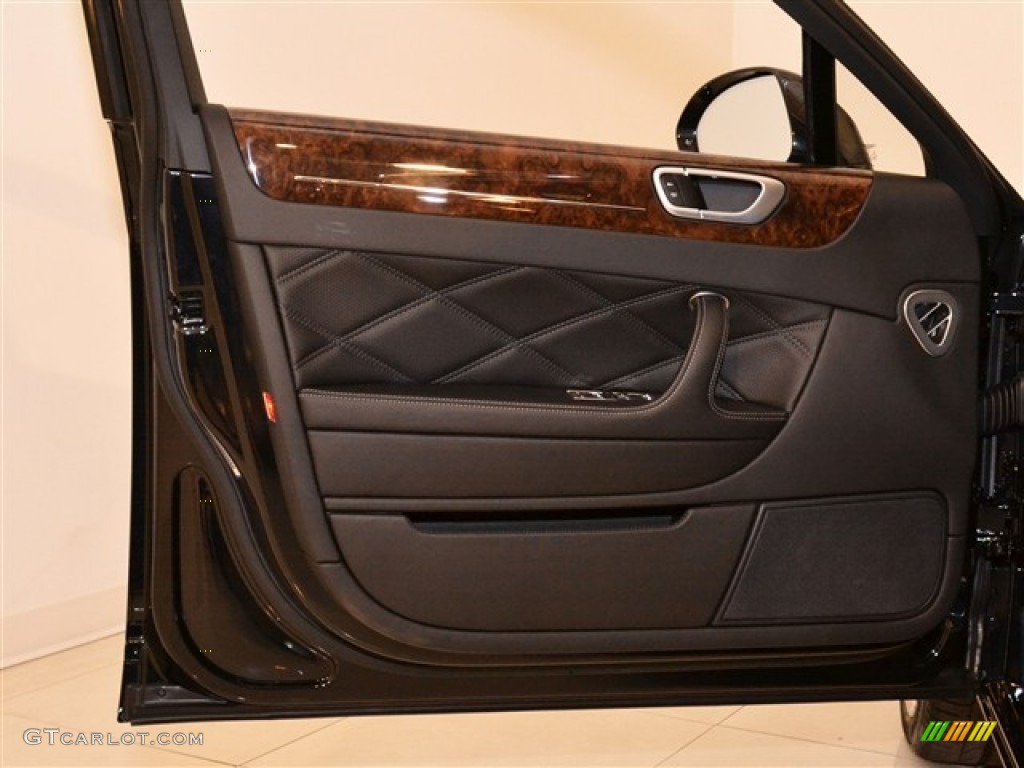 2012 Bentley Continental Flying Spur Speed Beluga Door Panel Photo #56440330