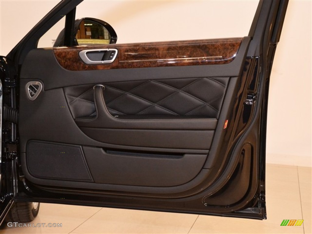 2012 Bentley Continental Flying Spur Speed Beluga Door Panel Photo #56440339