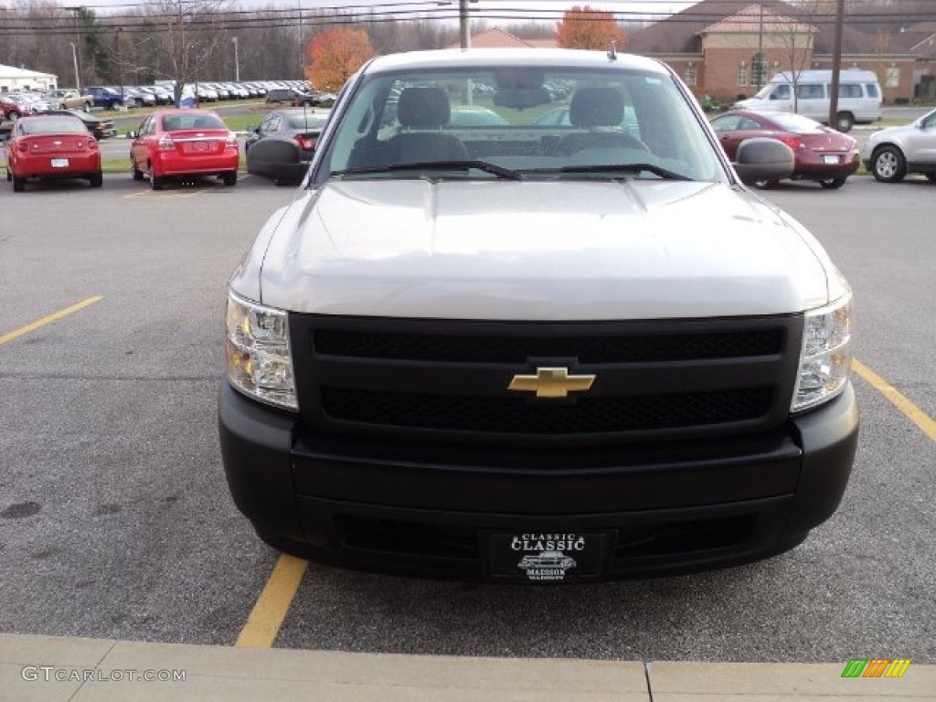 2008 Silverado 1500 Work Truck Regular Cab - Silver Birch Metallic / Dark Titanium photo #1