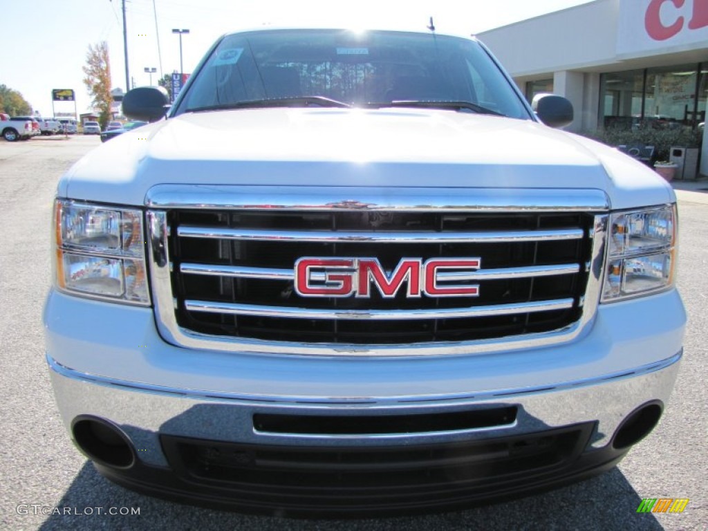 2012 Sierra 1500 SL Extended Cab - Summit White / Dark Titanium photo #2