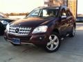 Barolo Red Metallic 2009 Mercedes-Benz ML 350 4Matic