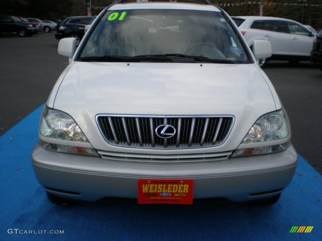 2001 RX 300 AWD - White Gold Crystal / Ivory photo #4