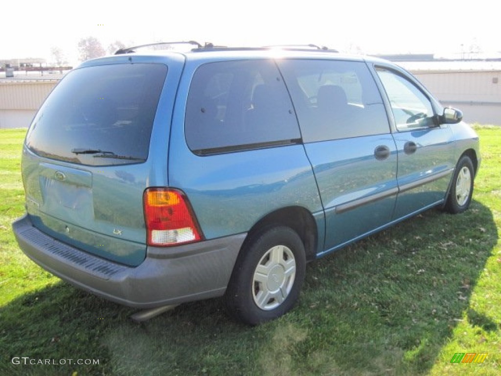 2001 Windstar LX - Light Sapphire Blue Metallic / Medium Graphite photo #7