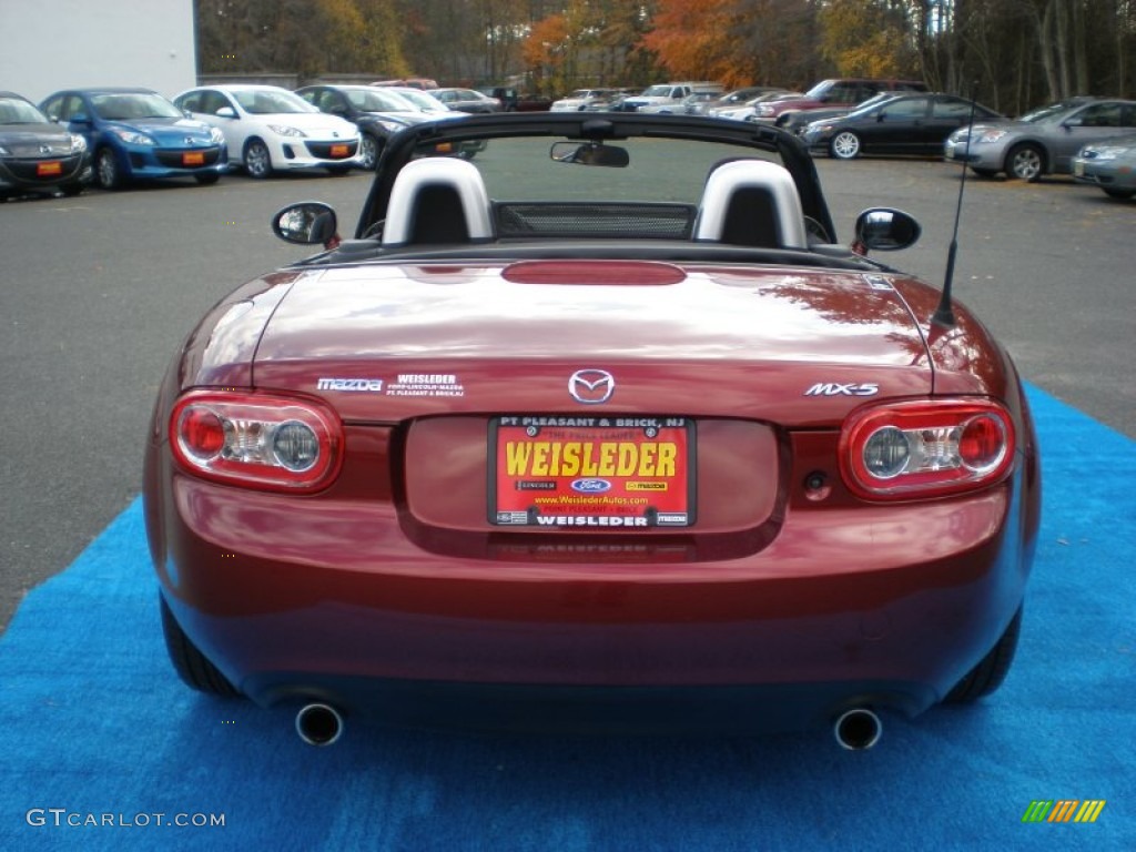 2009 MX-5 Miata Sport Roadster - Copper Red Mica / Black photo #7