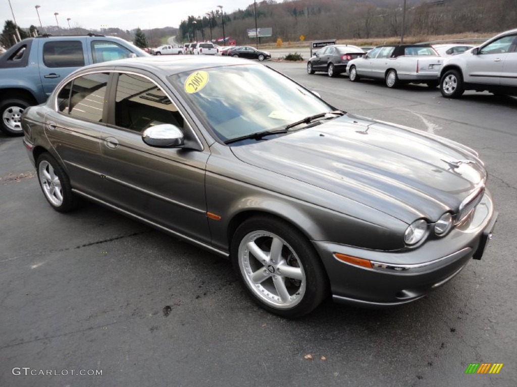 2007 X-Type 3.0 - Shadow Grey Metallic / Ivory photo #7