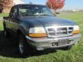 1998 Deep Emerald Green Metallic Ford Ranger XLT Extended Cab 4x4  photo #2