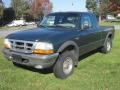 1998 Deep Emerald Green Metallic Ford Ranger XLT Extended Cab 4x4  photo #3