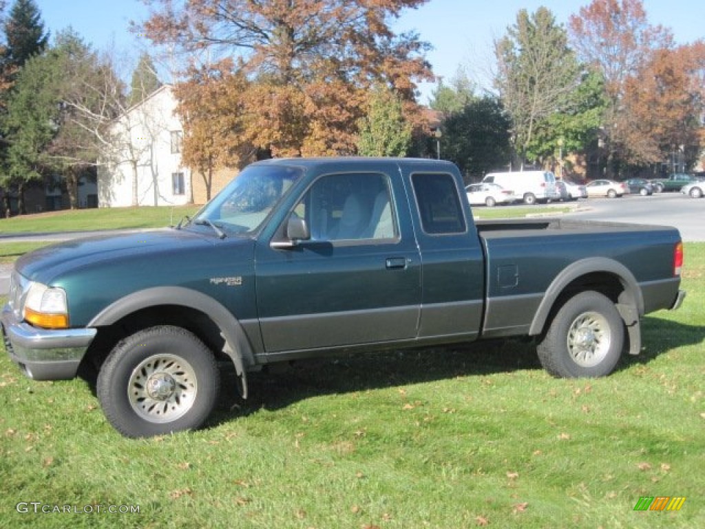 1998 Deep Emerald Green Metallic Ford Ranger Xlt Extended Cab 4x4