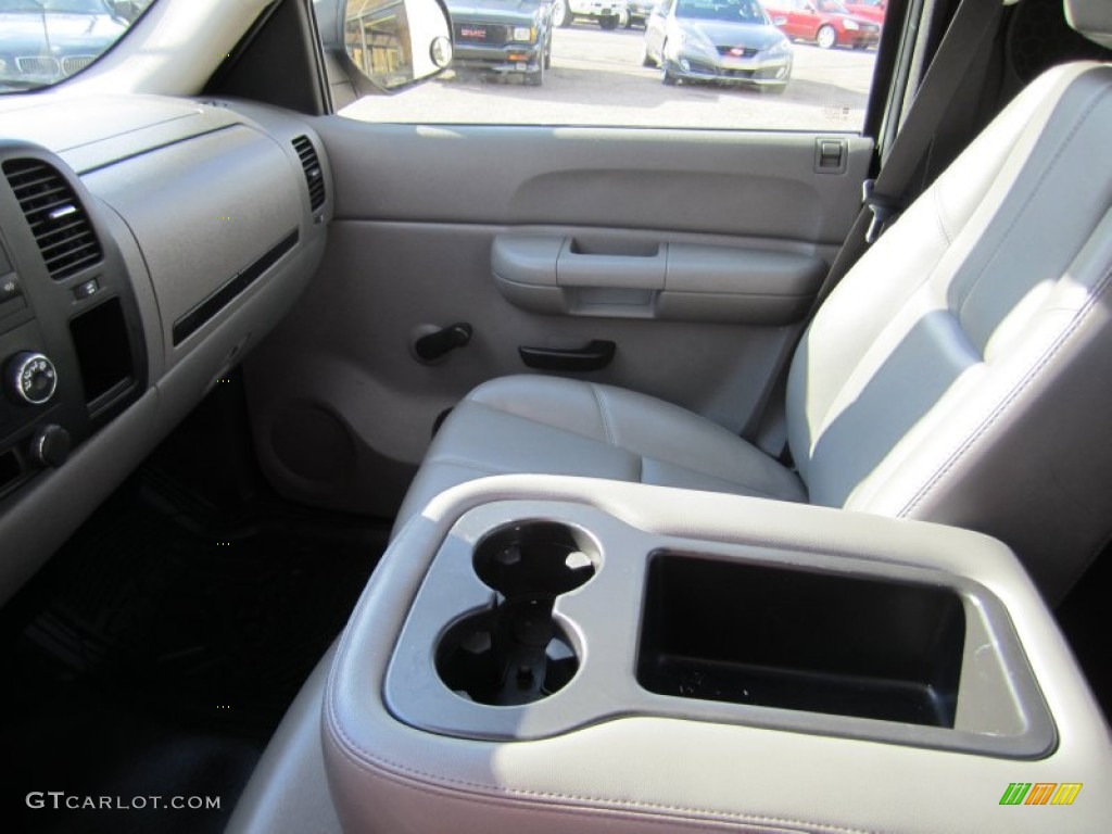 2007 Silverado 1500 LS Regular Cab - Graystone Metallic / Light Titanium/Dark Titanium Gray photo #13