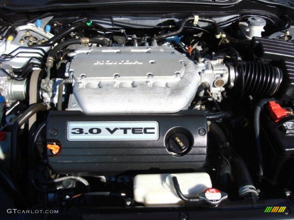 2005 Accord EX V6 Coupe - Satin Silver Metallic / Black photo #20