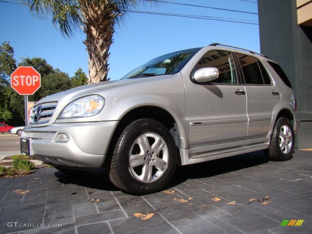 2005 ML 350 4Matic - Brilliant Silver Metallic / Charcoal photo #3