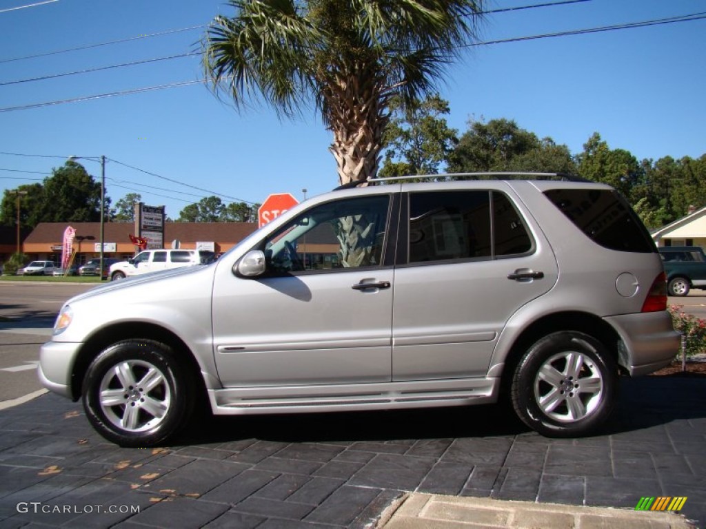 2005 ML 350 4Matic - Brilliant Silver Metallic / Charcoal photo #4