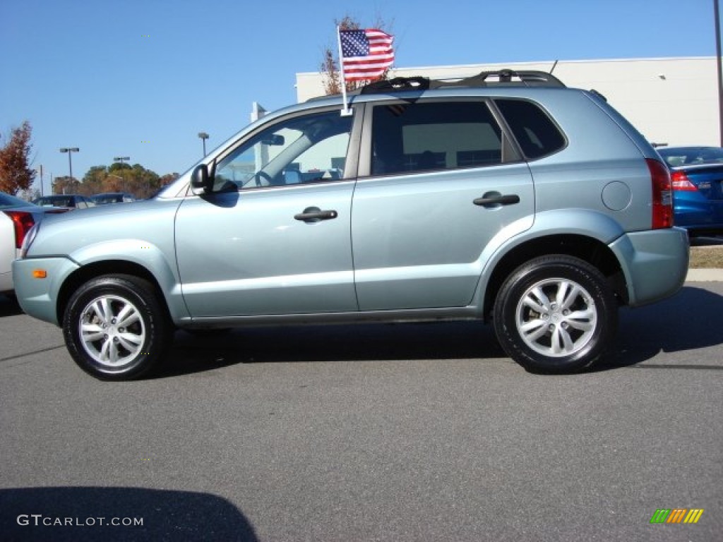 Alpine Frost 2009 Hyundai Tucson GLS Exterior Photo #56447081