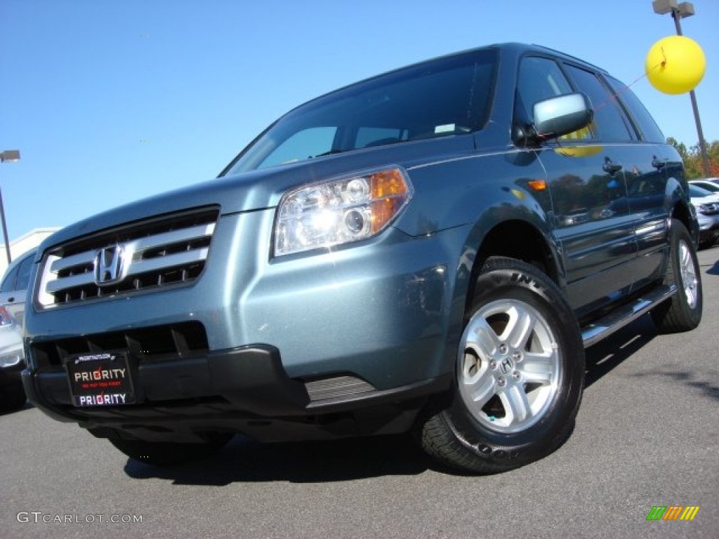 2008 Pilot Value Package - Steel Blue Metallic / Gray photo #1