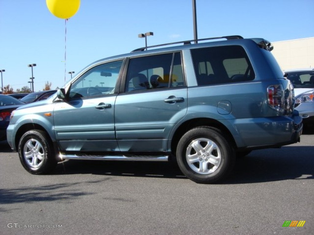 2008 Pilot Value Package - Steel Blue Metallic / Gray photo #3