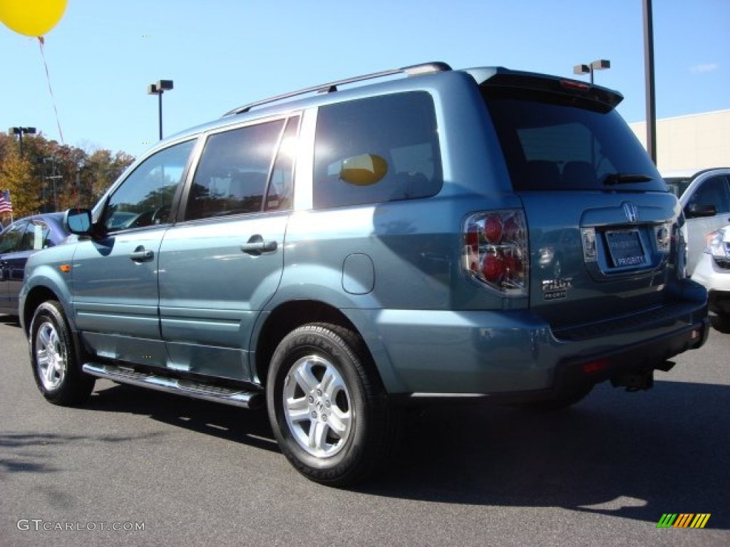 2008 Pilot Value Package - Steel Blue Metallic / Gray photo #4