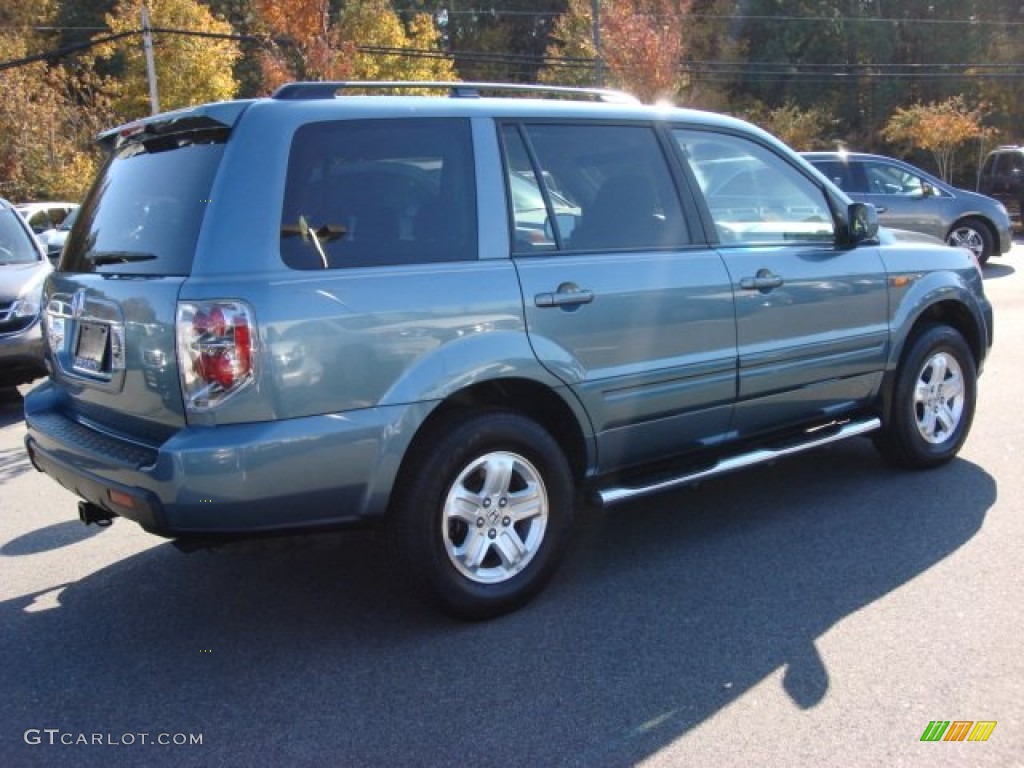 2008 Pilot Value Package - Steel Blue Metallic / Gray photo #6