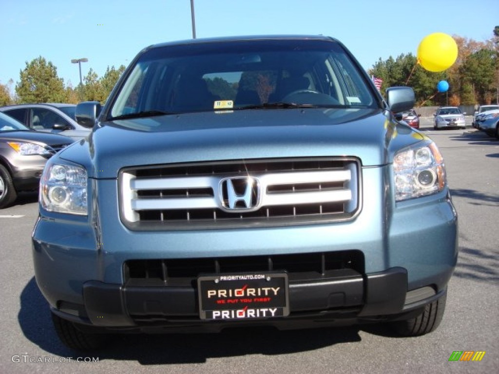 2008 Pilot Value Package - Steel Blue Metallic / Gray photo #9