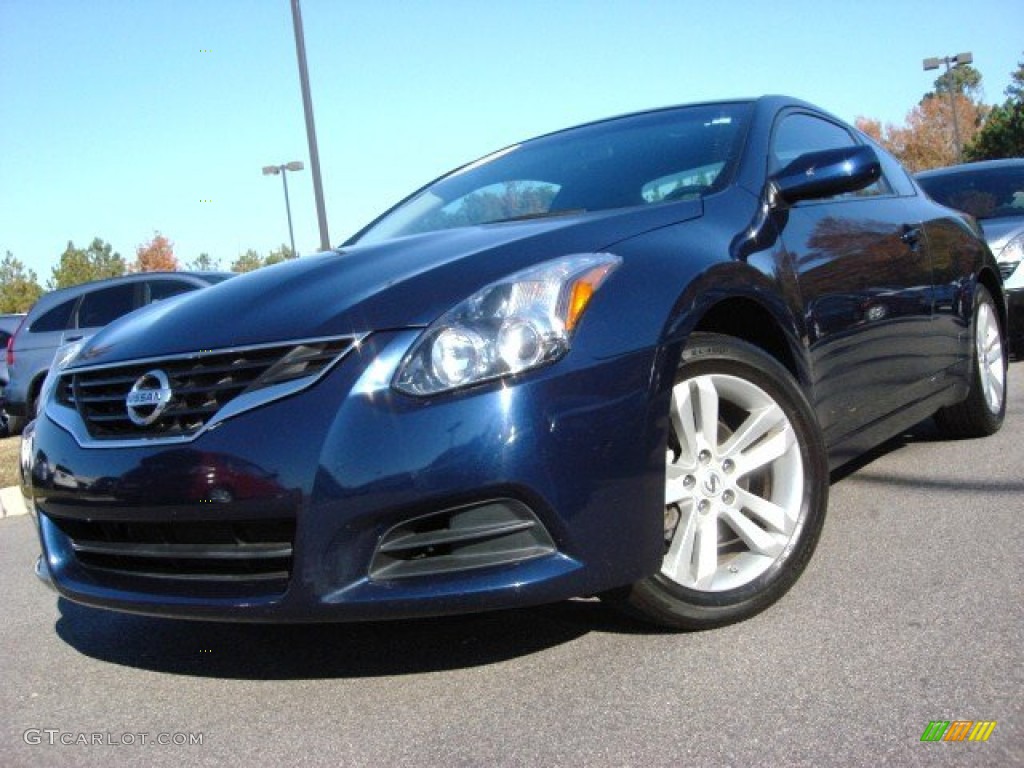 2010 Altima 2.5 S Coupe - Navy Blue / Charcoal photo #1