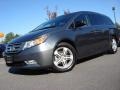 2011 Polished Metal Metallic Honda Odyssey Touring Elite  photo #2